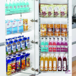 Tủ kho đồ khô nhà bếp 4 tầng Inox 304 Euronox