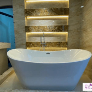 Bồn tắm nằm hình thỏi vàng 1m7 RS011