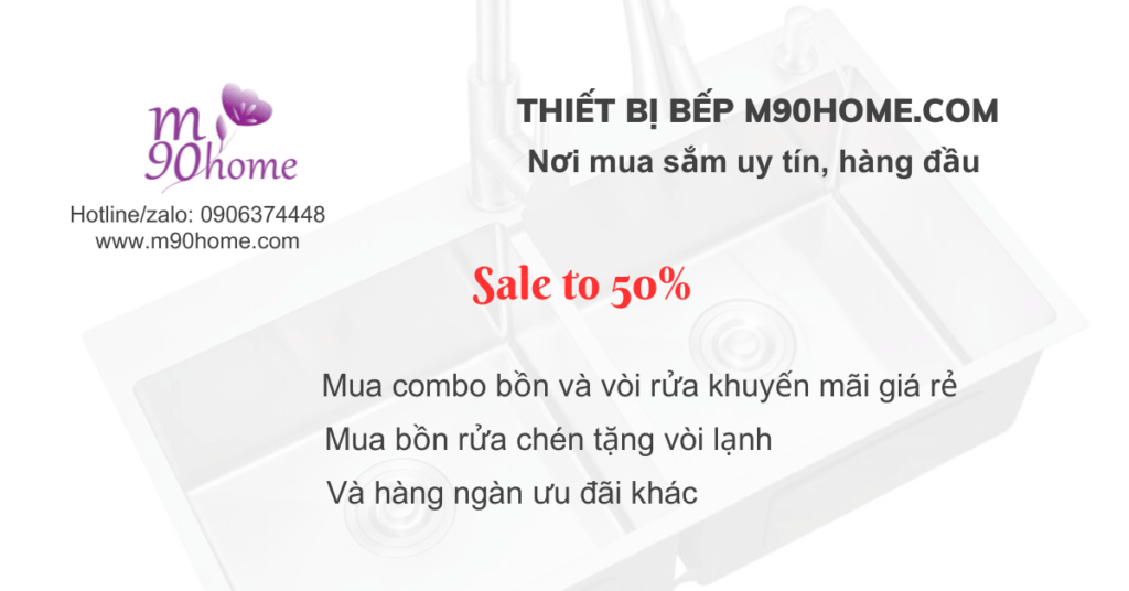 Thiết bị bếp cao cấp khuyến mãi giá rẻ tại M90home Thiết bị bếp cao cấp khuyến mãi giá rẻ tại M90home