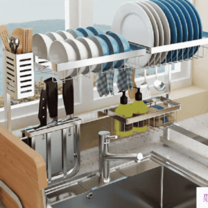 Kệ úp chén đặt trên bồn rửa thông minh m90home