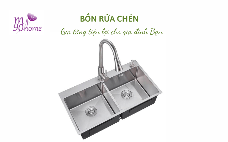 Bồn rửa chén hai ngăn