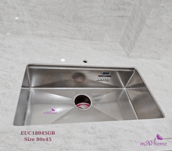 Chậu rửa bát âm bàn đá 1 hố lớn Eurogold cao cấp giá tốt tại M90home.com