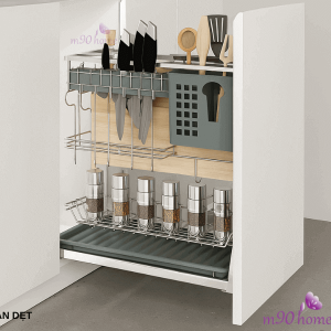 Kệ dao thớt thông minh, giá dao nan dẹt Inox 304 cao cấp Eurgold