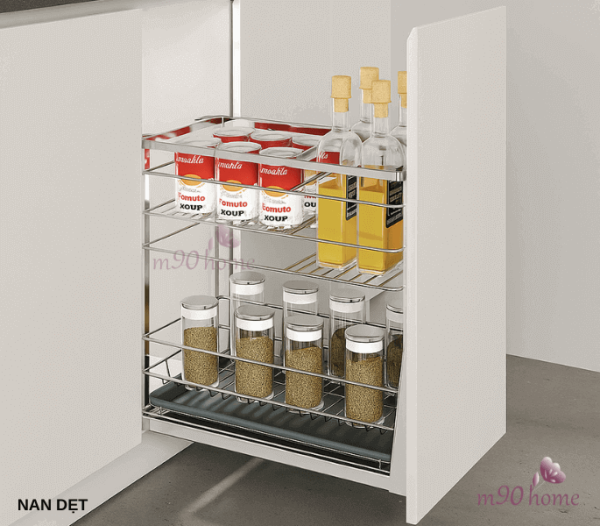 Kệ gia vị Inox 304 nan dẹt Eurogold tại M90home